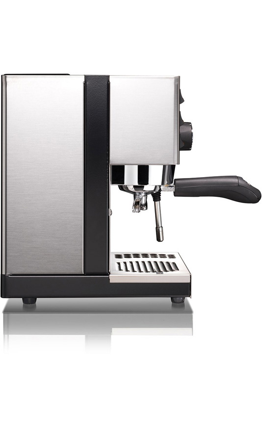 Rancilio Silvia Espressomaschine Seitenansicht